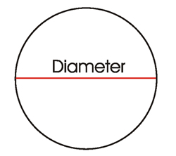 how to measure pond diameter