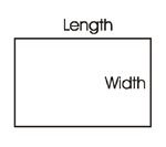 Rectangle pond volume length and width