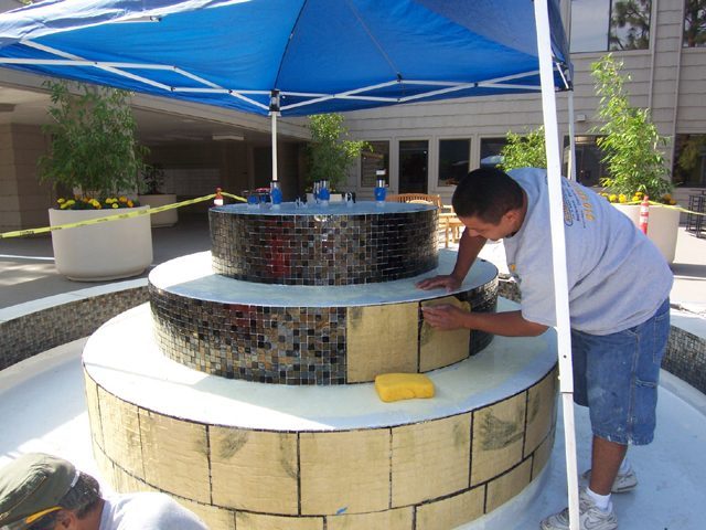 wedding cake fountain