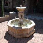 Travertine Hex Fountain