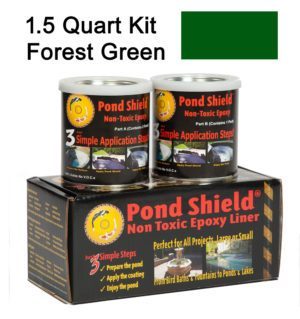 pond shield forest green