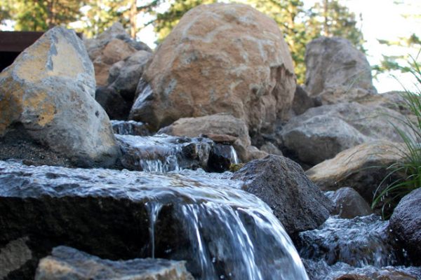 waterfall sealed by Pond Shield