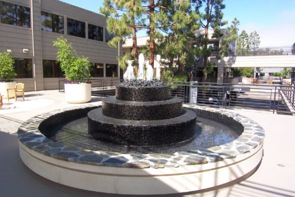 Wedding Cake Fountain sealed by Pond Shield black Epoxy