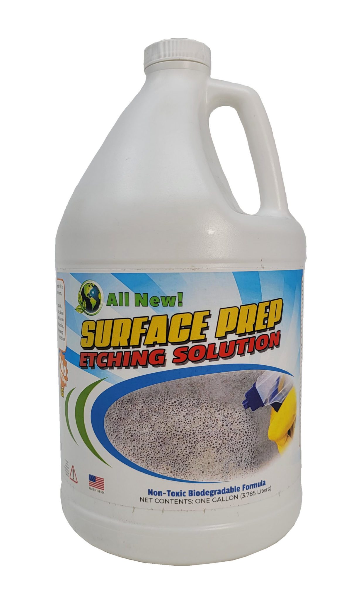 Pond Armor Surface Prep is a safer alternative to using muriatic acid. It is designed to clean